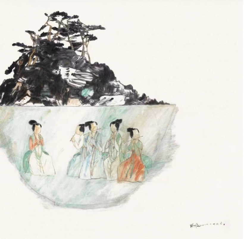 姚大伍水墨国画艺术作品欣赏插图1