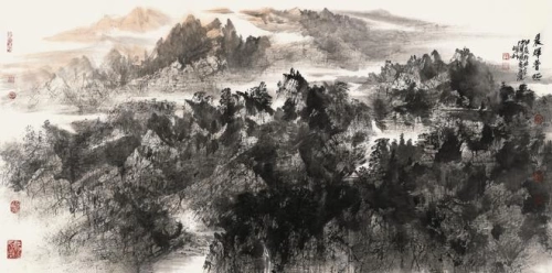 胡宝利的时代丹青志-国画笔墨映山河插图1