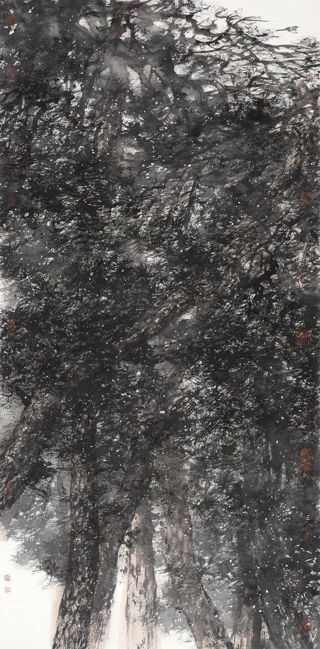 赵青仲山水画艺术作品欣赏-意在画外插图4