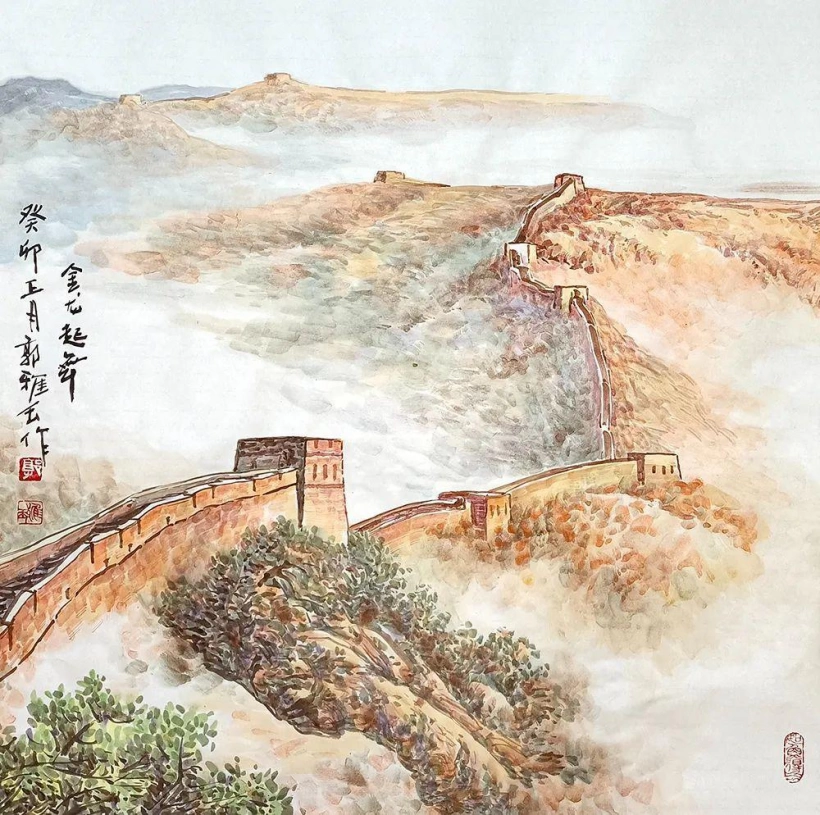 郭雅玉长城山水画艺术作品欣赏插图9