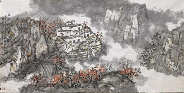 谢永增国画山水画作品欣赏插图6