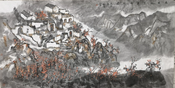 谢永增国画山水画作品欣赏插图4