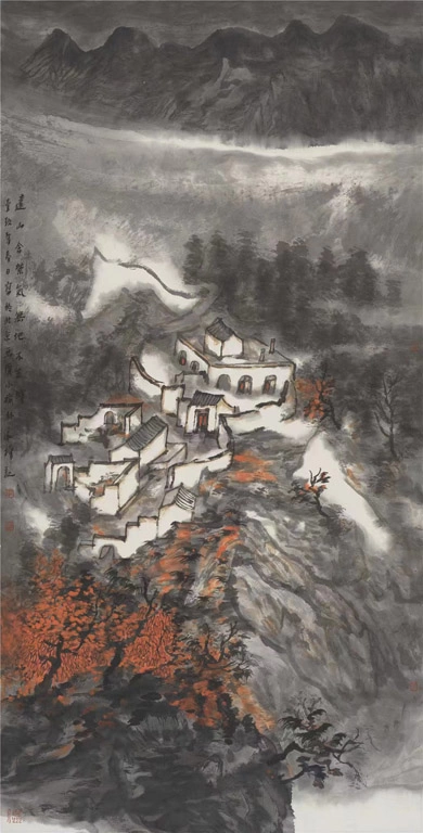 谢永增国画山水画作品欣赏插图2