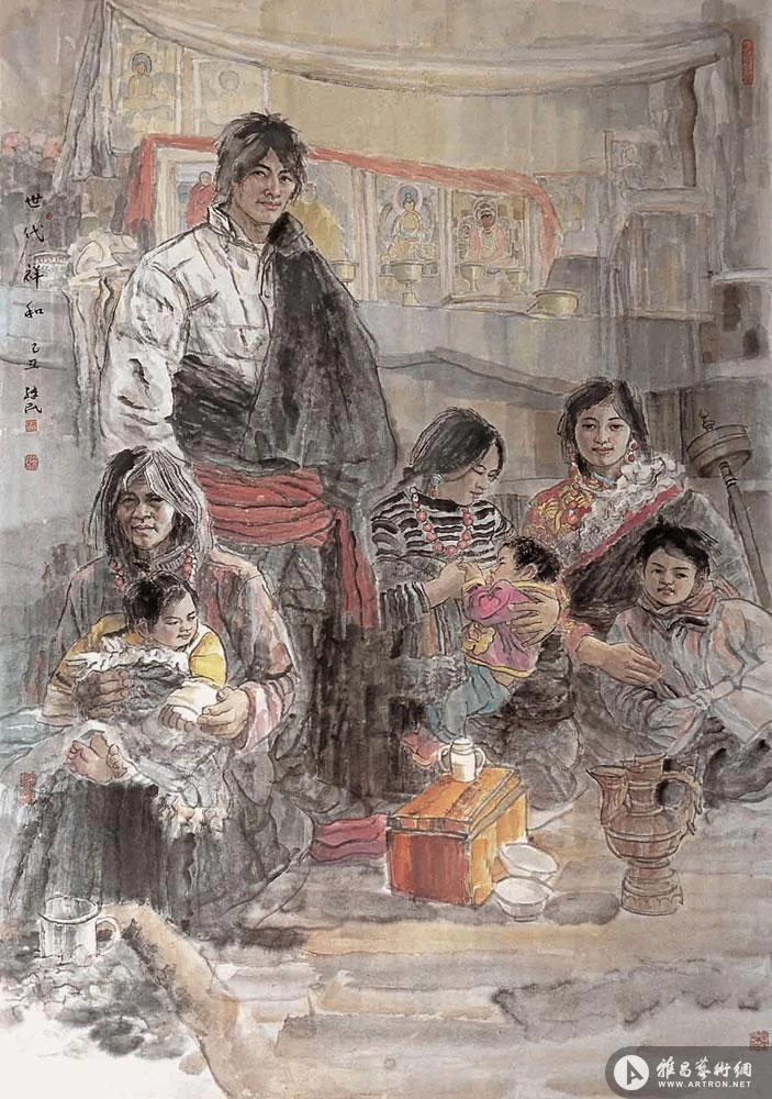 任继民雪域人物画作品艺术大观插图4