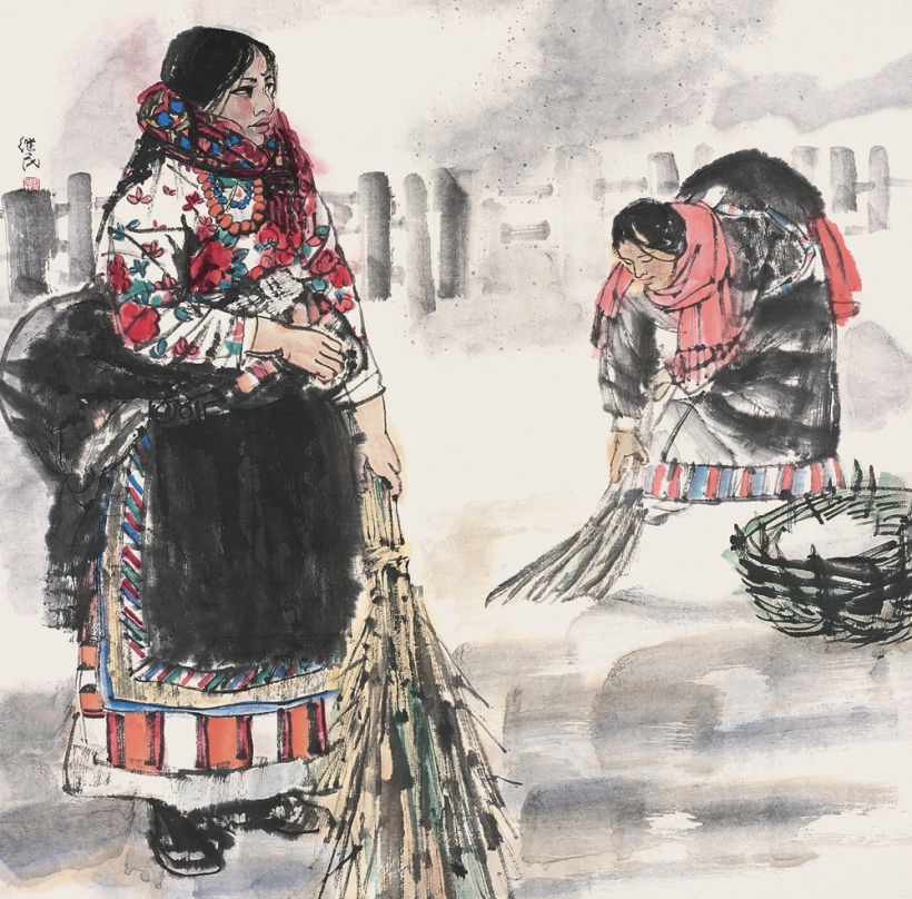 任继民雪域人物画作品艺术大观插图3