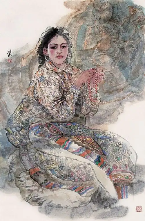 任继民雪域人物画作品艺术大观插图2