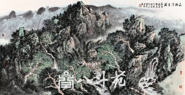 郭金服山书画国画艺术作品欣赏插图4