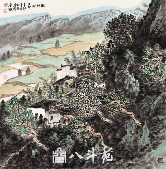 郭金服山书画国画艺术作品欣赏插图6