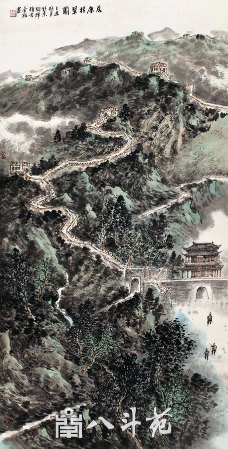 郭金服山书画国画艺术作品欣赏插图3