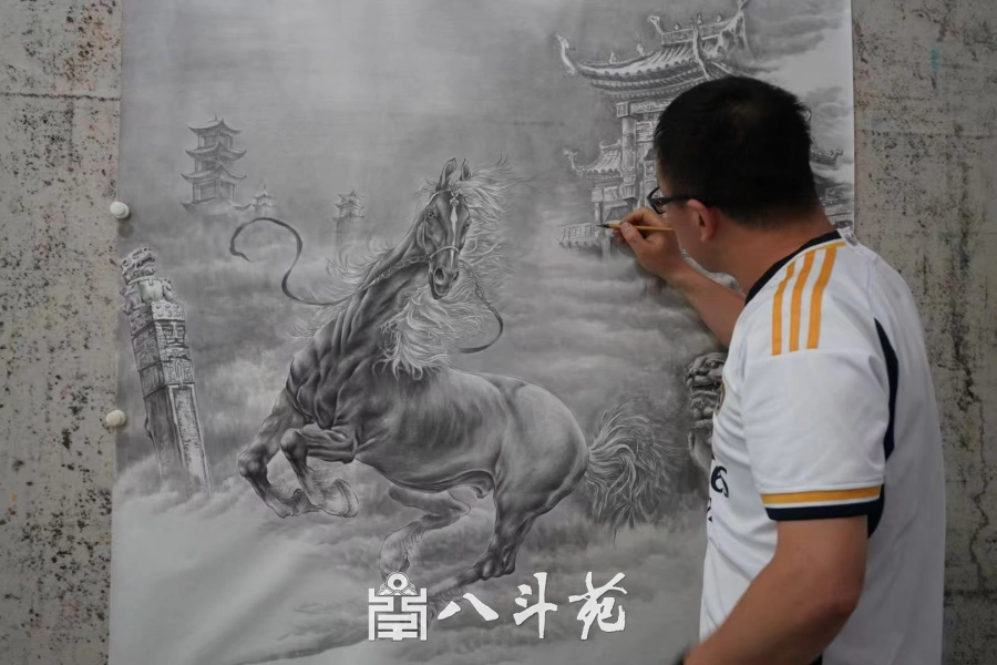 朱绍城工笔动物画虎豹狼熊猫狗兔栩栩如生-作品定制收藏插图14中国题字网