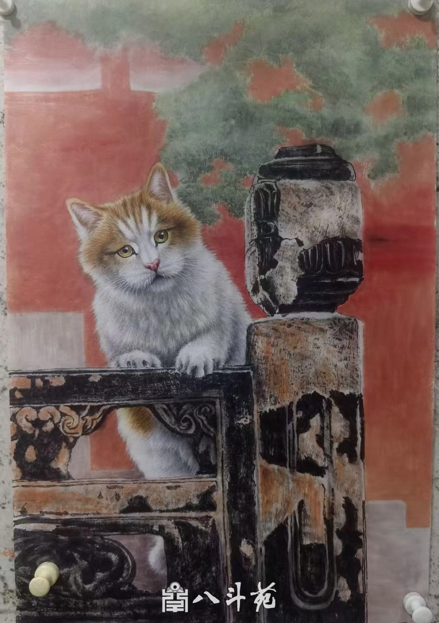 朱绍城工笔动物画虎豹狼熊猫狗兔栩栩如生-作品定制收藏插图1中国题字网