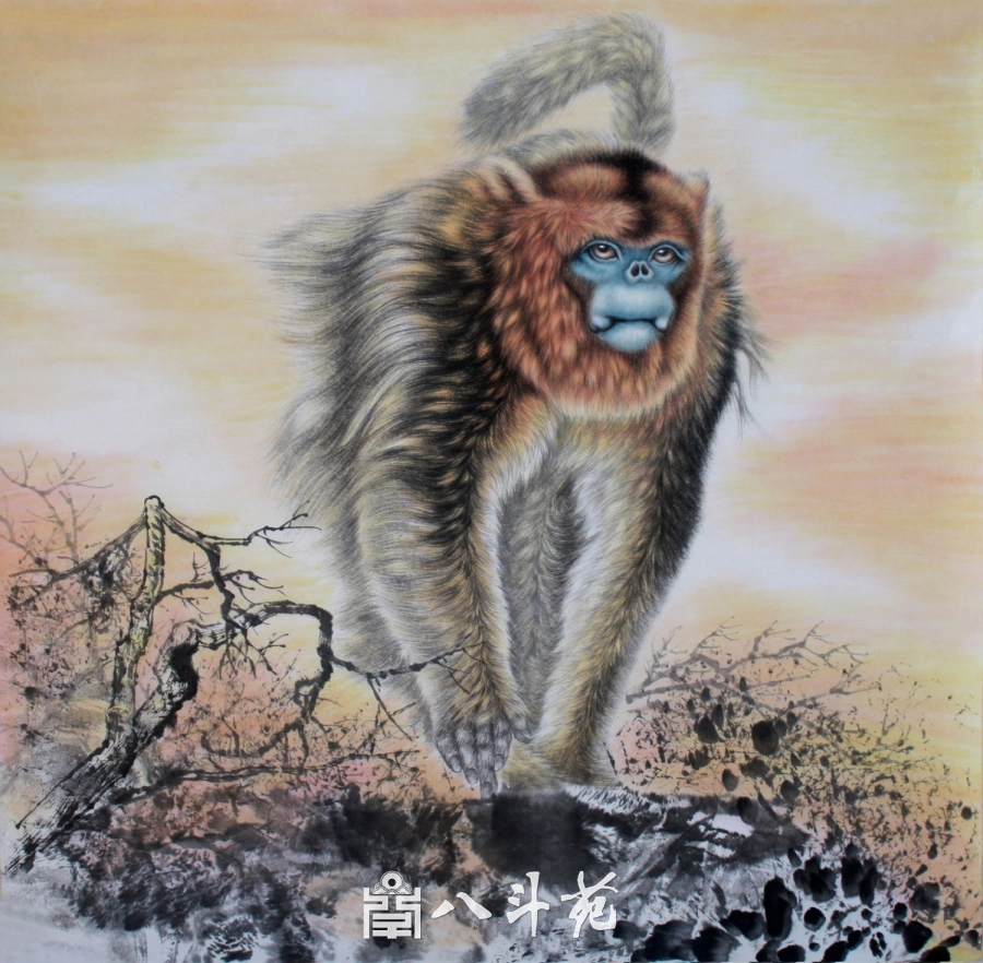 朱绍城工笔动物画虎豹狼熊猫狗兔栩栩如生-作品定制收藏插图9中国题字网