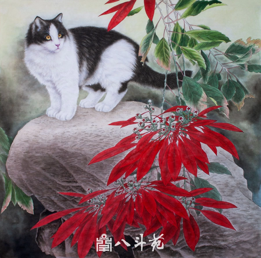朱绍城工笔动物画虎豹狼熊猫狗兔栩栩如生-作品定制收藏插图2中国题字网