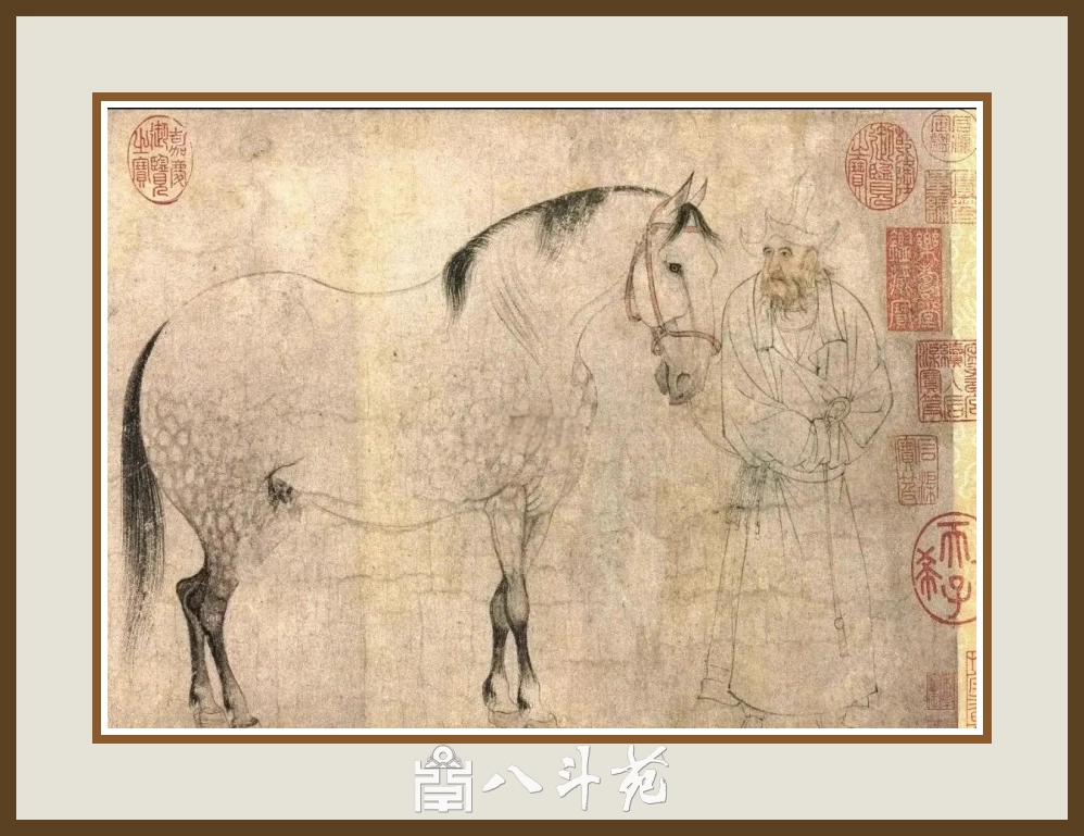 书画收藏故事 100｜李公麟《五马图》：文人画精品，鉴藏佳话插图