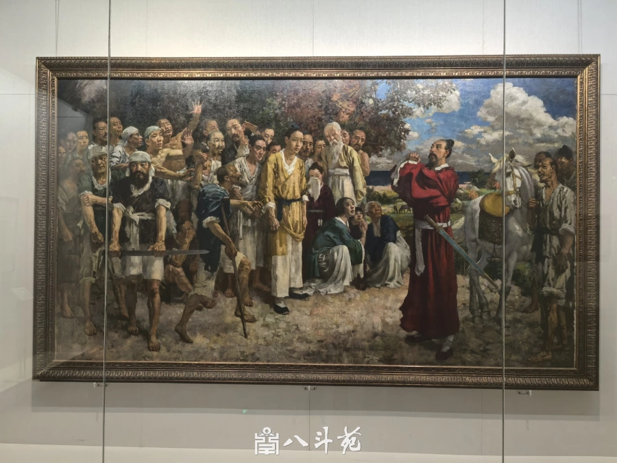 徐悲鸿书画展油画赏析：肖像与风景的写实底色